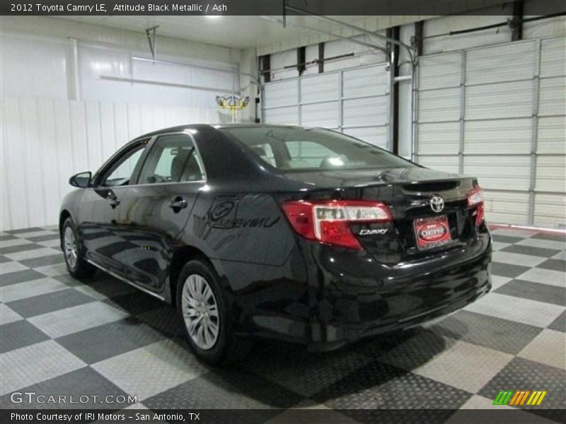 Attitude Black Metallic / Ash 2012 Toyota Camry LE