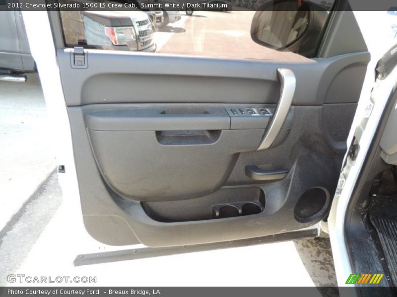 Summit White / Dark Titanium 2012 Chevrolet Silverado 1500 LS Crew Cab