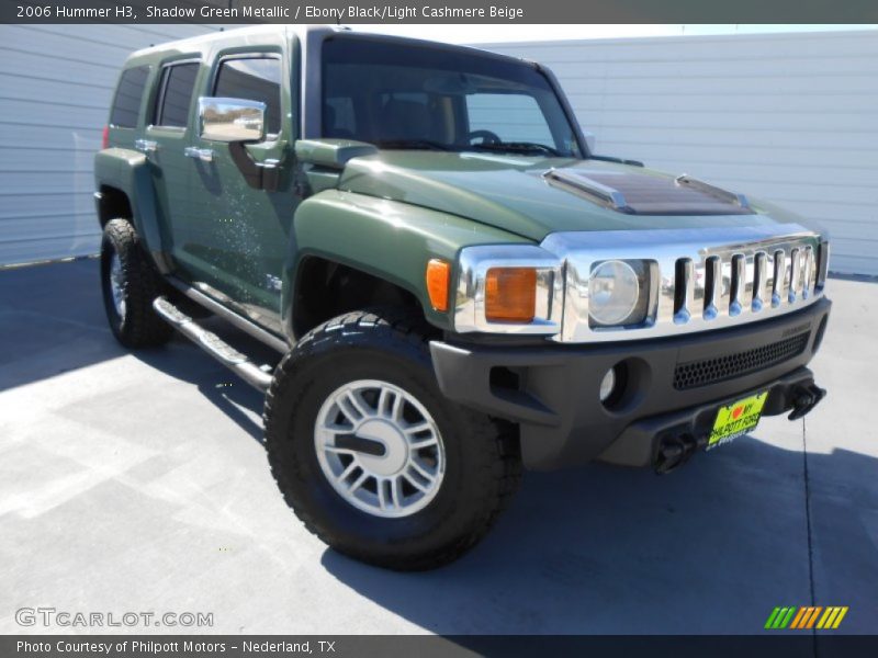 Shadow Green Metallic / Ebony Black/Light Cashmere Beige 2006 Hummer H3