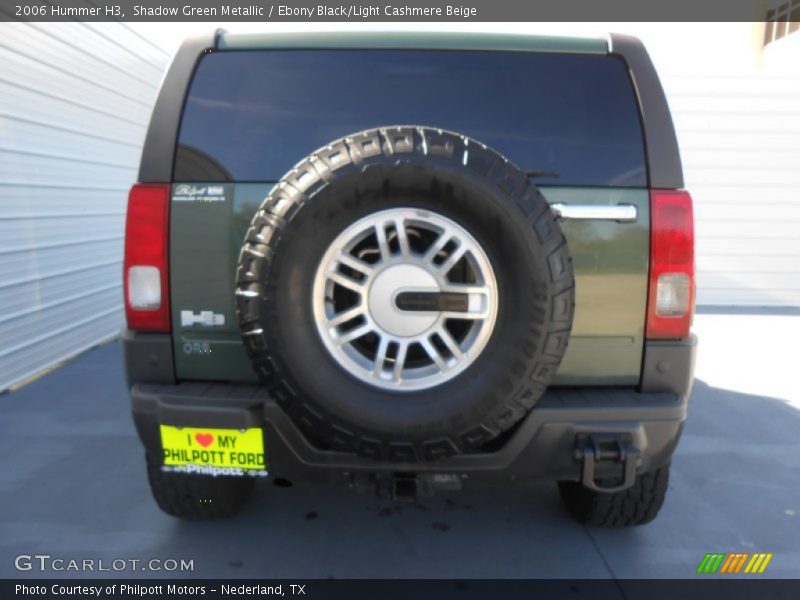 Shadow Green Metallic / Ebony Black/Light Cashmere Beige 2006 Hummer H3