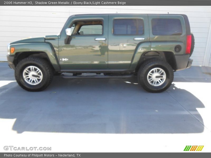Shadow Green Metallic / Ebony Black/Light Cashmere Beige 2006 Hummer H3