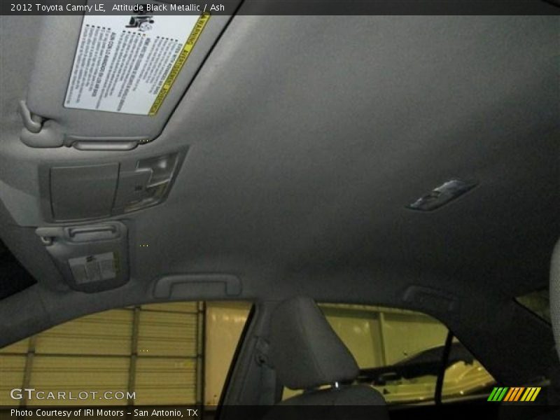 Attitude Black Metallic / Ash 2012 Toyota Camry LE