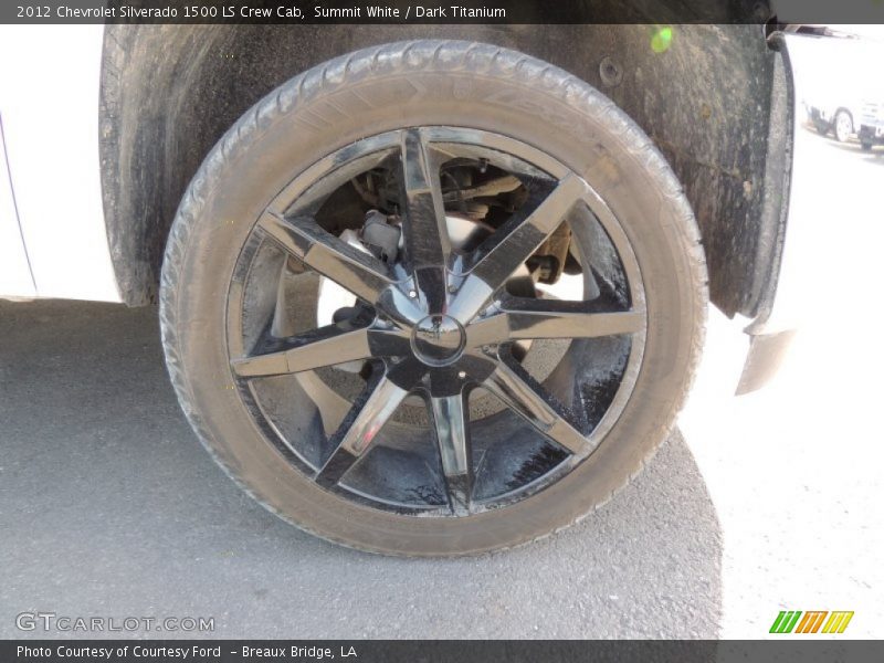 Summit White / Dark Titanium 2012 Chevrolet Silverado 1500 LS Crew Cab