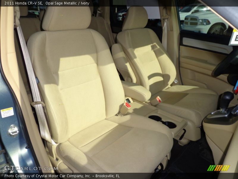Opal Sage Metallic / Ivory 2011 Honda CR-V SE