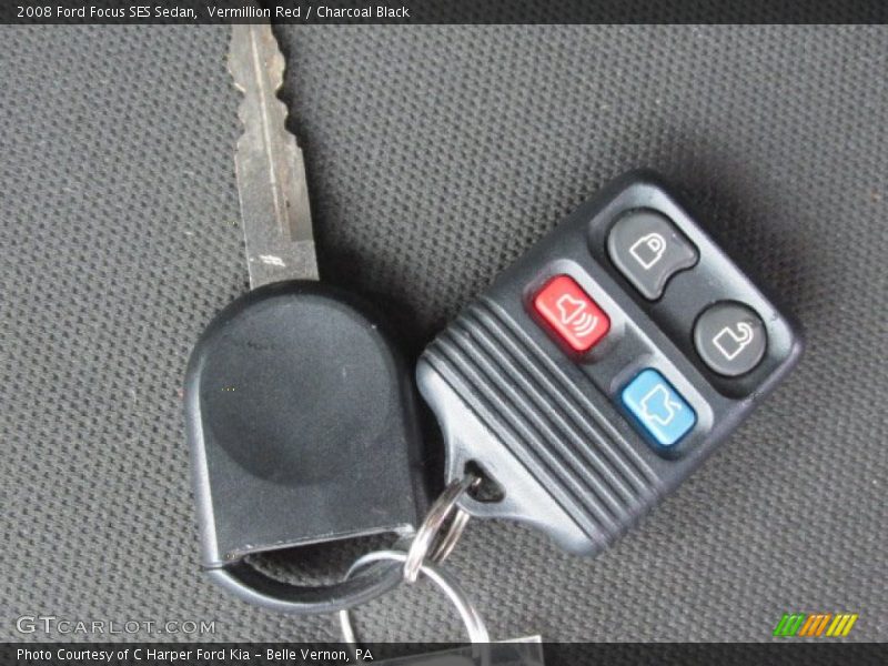 Keys of 2008 Focus SES Sedan