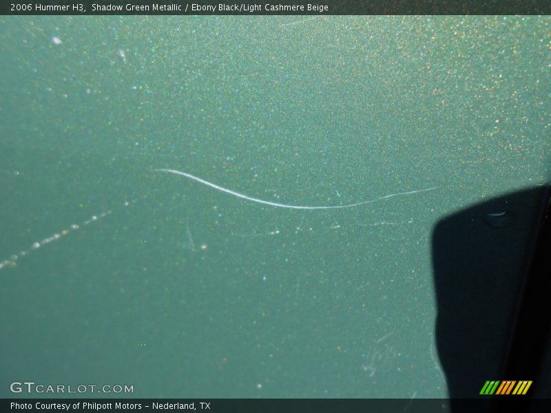 Shadow Green Metallic / Ebony Black/Light Cashmere Beige 2006 Hummer H3