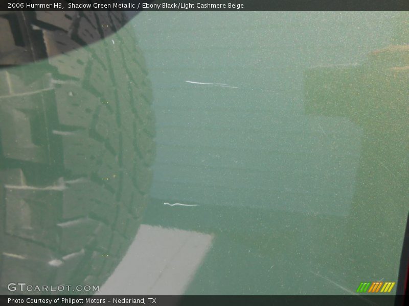 Shadow Green Metallic / Ebony Black/Light Cashmere Beige 2006 Hummer H3