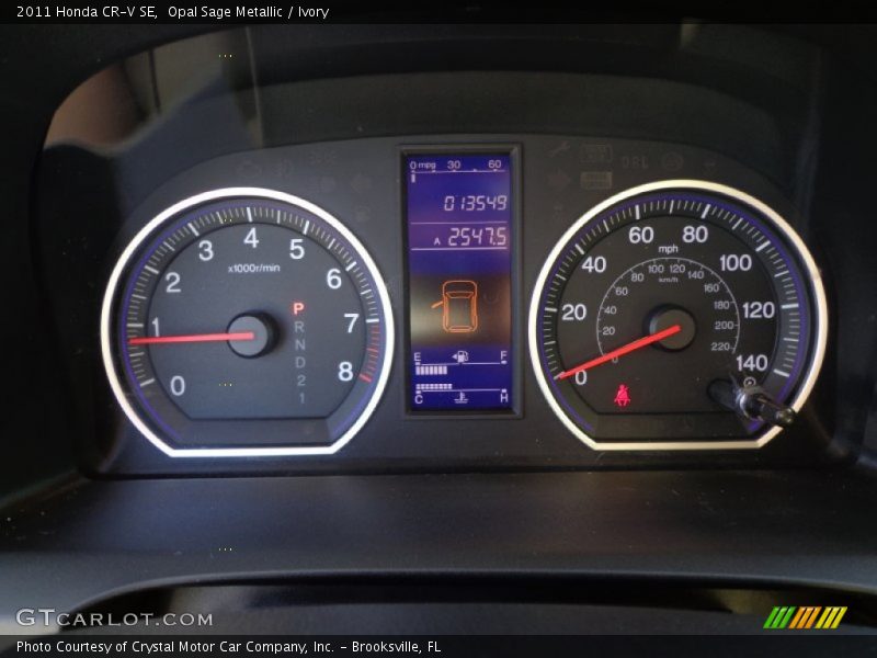 Opal Sage Metallic / Ivory 2011 Honda CR-V SE