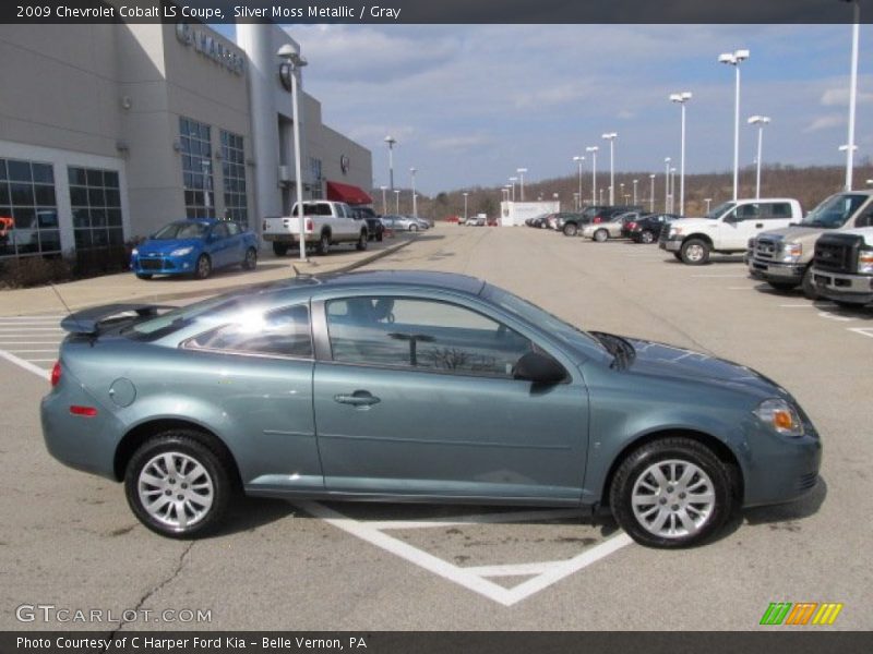 Silver Moss Metallic / Gray 2009 Chevrolet Cobalt LS Coupe