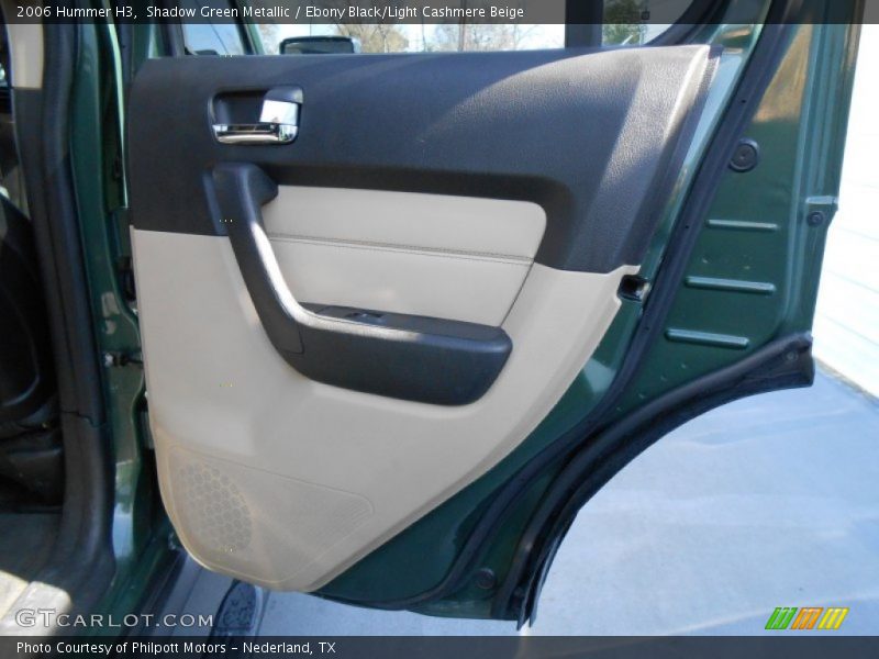 Shadow Green Metallic / Ebony Black/Light Cashmere Beige 2006 Hummer H3