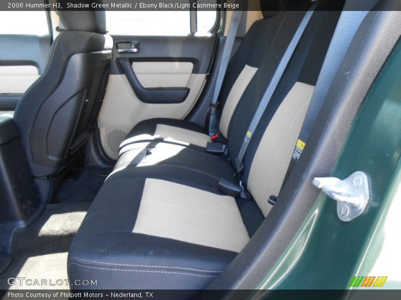 Rear Seat of 2006 H3 