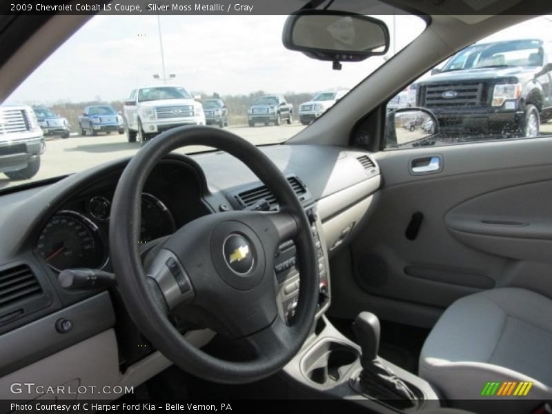 Silver Moss Metallic / Gray 2009 Chevrolet Cobalt LS Coupe