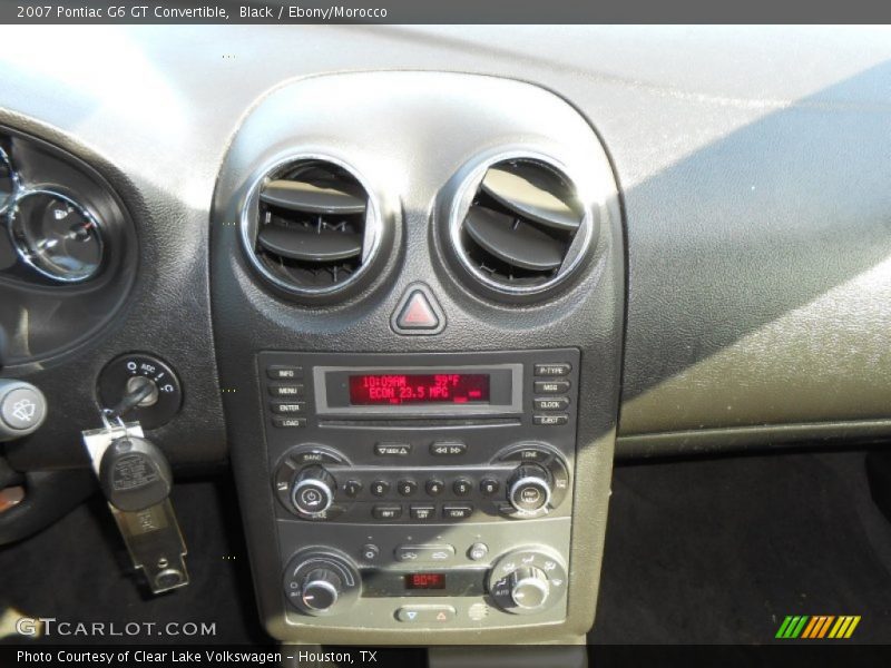 Black / Ebony/Morocco 2007 Pontiac G6 GT Convertible