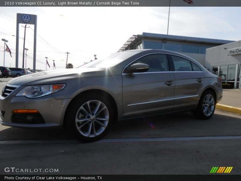 Light Brown Metallic / Cornsilk Beige Two Tone 2010 Volkswagen CC Luxury