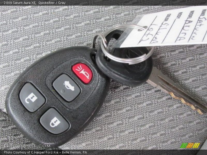 Keys of 2009 Aura XE