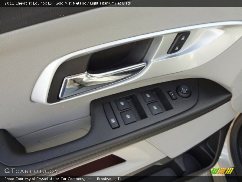 Gold Mist Metallic / Light Titanium/Jet Black 2011 Chevrolet Equinox LS