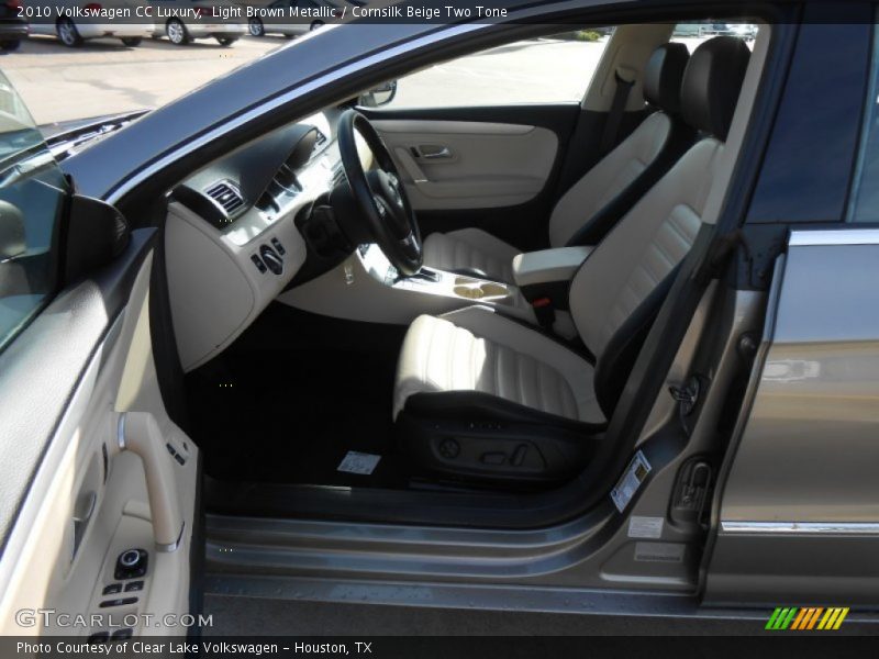 Light Brown Metallic / Cornsilk Beige Two Tone 2010 Volkswagen CC Luxury