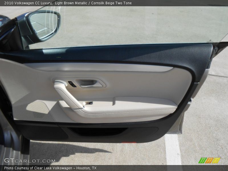 Light Brown Metallic / Cornsilk Beige Two Tone 2010 Volkswagen CC Luxury