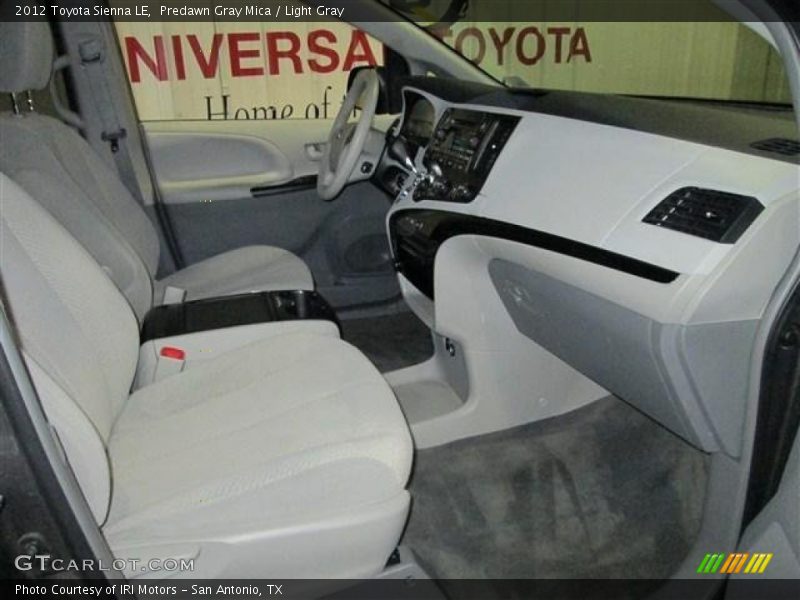 Predawn Gray Mica / Light Gray 2012 Toyota Sienna LE