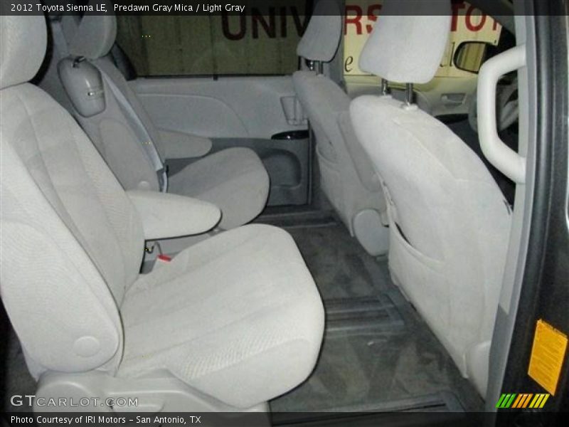 Predawn Gray Mica / Light Gray 2012 Toyota Sienna LE