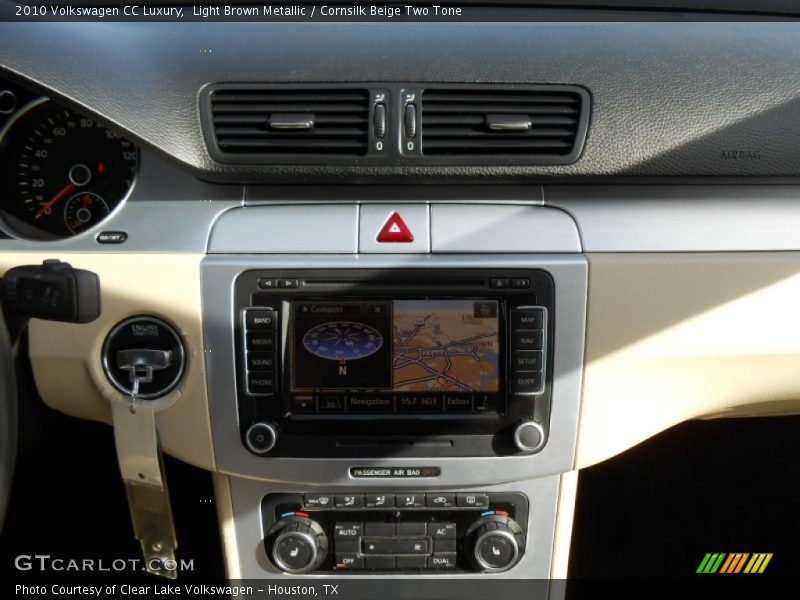 Light Brown Metallic / Cornsilk Beige Two Tone 2010 Volkswagen CC Luxury