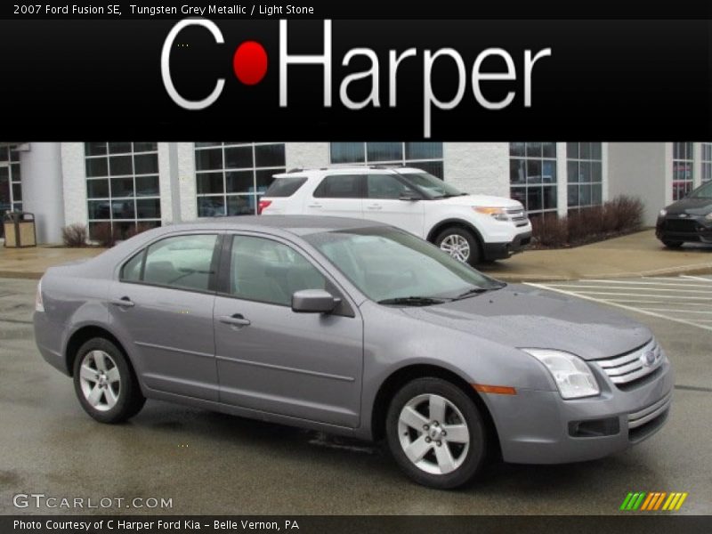 Tungsten Grey Metallic / Light Stone 2007 Ford Fusion SE