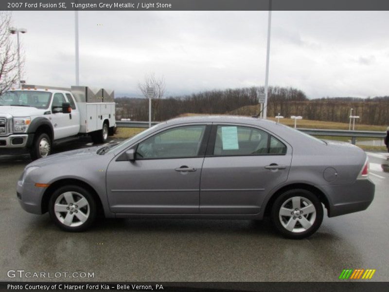 Tungsten Grey Metallic / Light Stone 2007 Ford Fusion SE