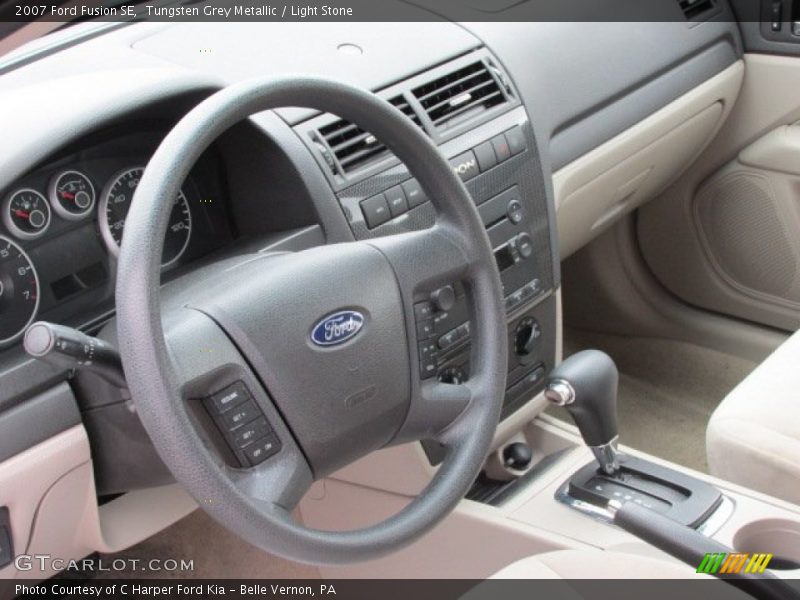 Tungsten Grey Metallic / Light Stone 2007 Ford Fusion SE