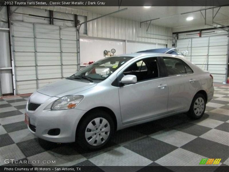 Classic Silver Metallic / Dark Gray 2012 Toyota Yaris Sedan