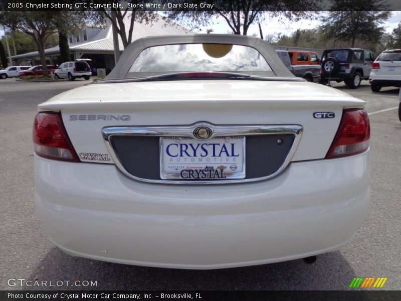 Stone White / Dark Slate Gray 2005 Chrysler Sebring GTC Convertible