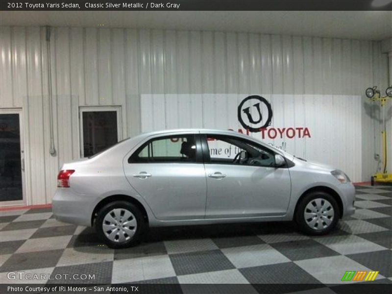 Classic Silver Metallic / Dark Gray 2012 Toyota Yaris Sedan