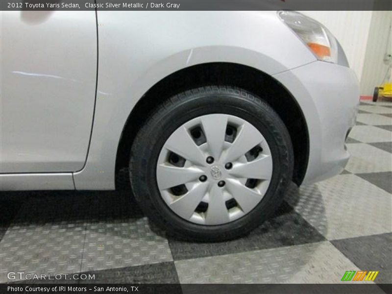 Classic Silver Metallic / Dark Gray 2012 Toyota Yaris Sedan