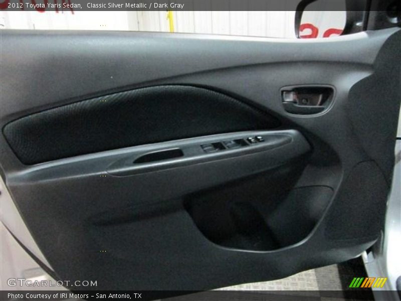Classic Silver Metallic / Dark Gray 2012 Toyota Yaris Sedan