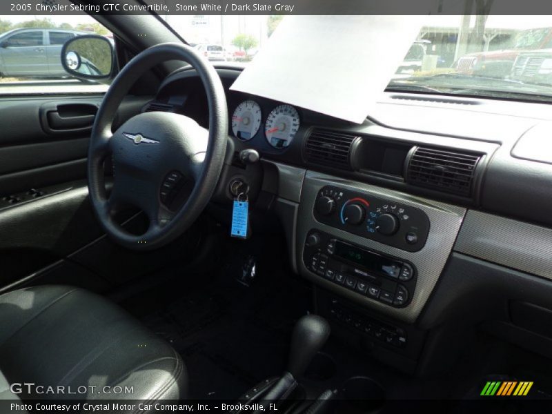 Stone White / Dark Slate Gray 2005 Chrysler Sebring GTC Convertible