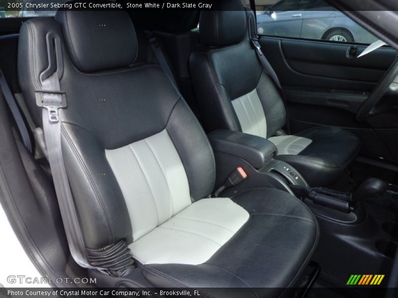 Stone White / Dark Slate Gray 2005 Chrysler Sebring GTC Convertible