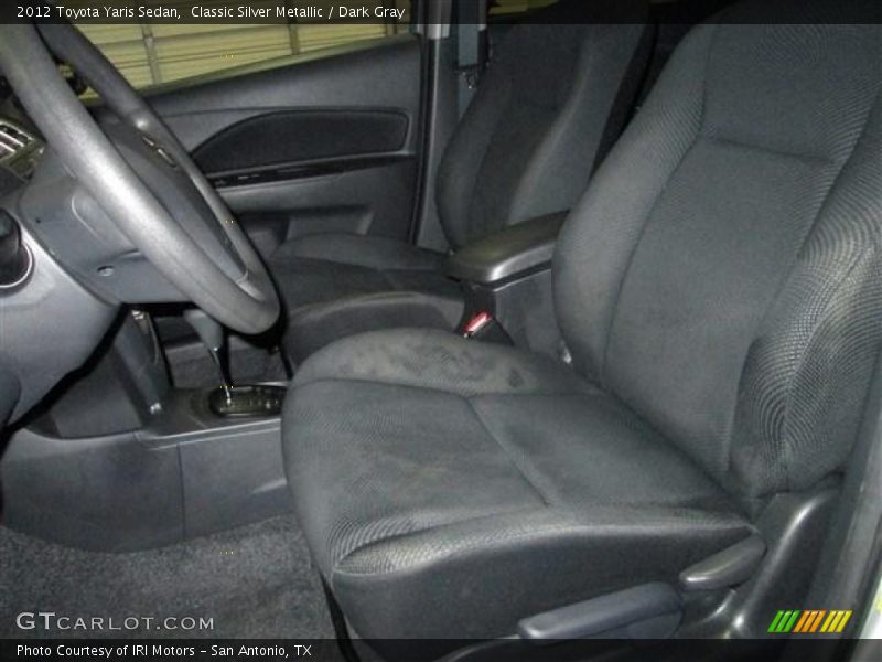 Classic Silver Metallic / Dark Gray 2012 Toyota Yaris Sedan