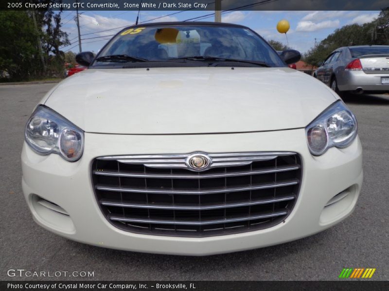 Stone White / Dark Slate Gray 2005 Chrysler Sebring GTC Convertible