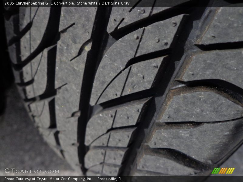 Stone White / Dark Slate Gray 2005 Chrysler Sebring GTC Convertible
