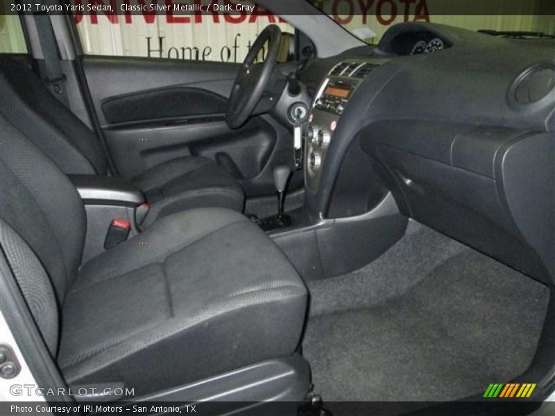 Classic Silver Metallic / Dark Gray 2012 Toyota Yaris Sedan