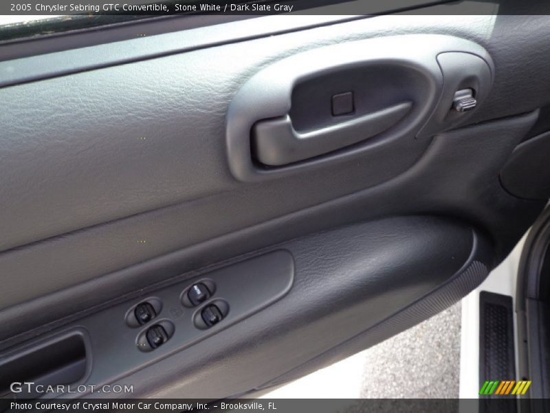 Stone White / Dark Slate Gray 2005 Chrysler Sebring GTC Convertible