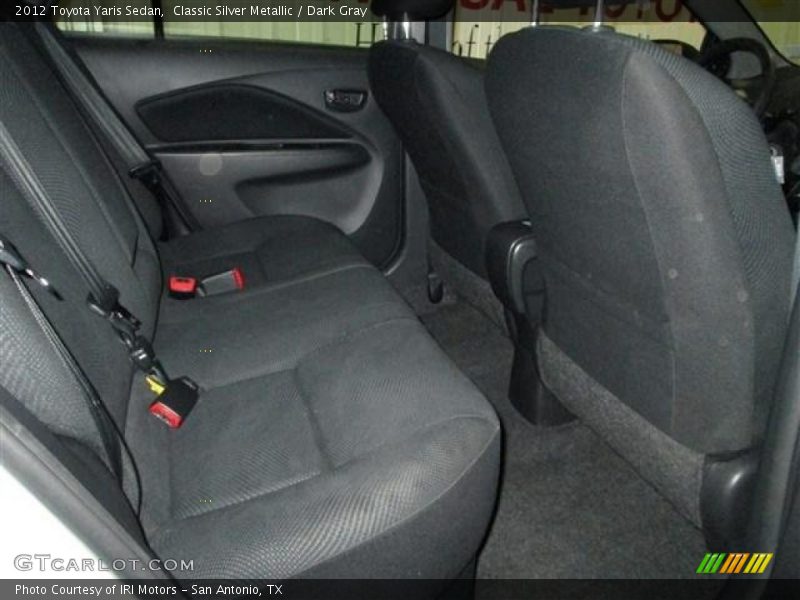 Classic Silver Metallic / Dark Gray 2012 Toyota Yaris Sedan