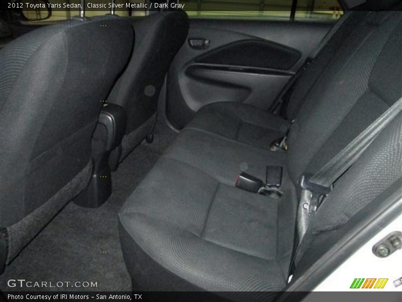 Classic Silver Metallic / Dark Gray 2012 Toyota Yaris Sedan