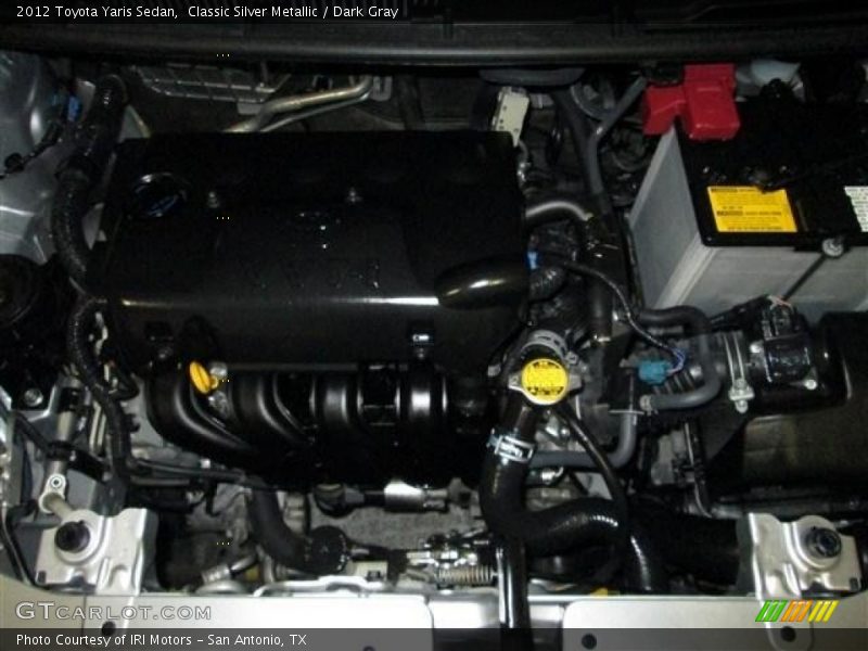 Classic Silver Metallic / Dark Gray 2012 Toyota Yaris Sedan