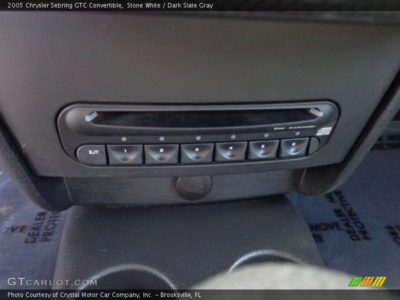 Stone White / Dark Slate Gray 2005 Chrysler Sebring GTC Convertible