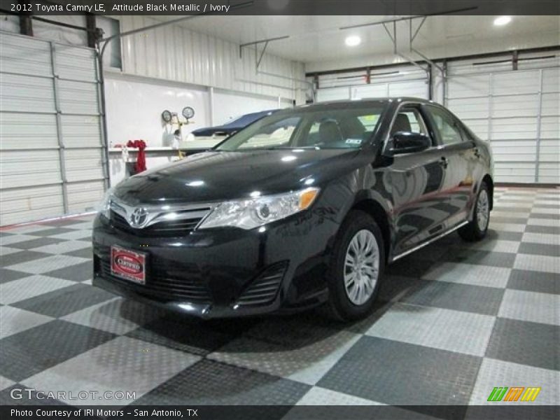 Attitude Black Metallic / Ivory 2012 Toyota Camry LE