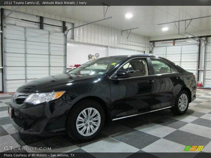 Attitude Black Metallic / Ivory 2012 Toyota Camry LE