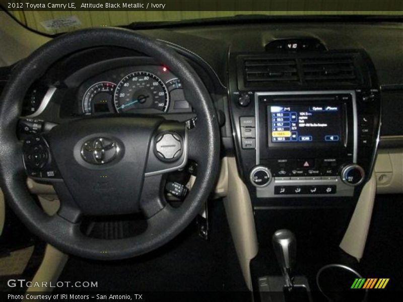Attitude Black Metallic / Ivory 2012 Toyota Camry LE
