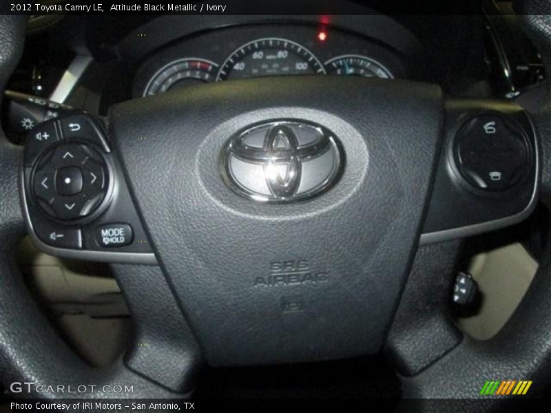 Attitude Black Metallic / Ivory 2012 Toyota Camry LE