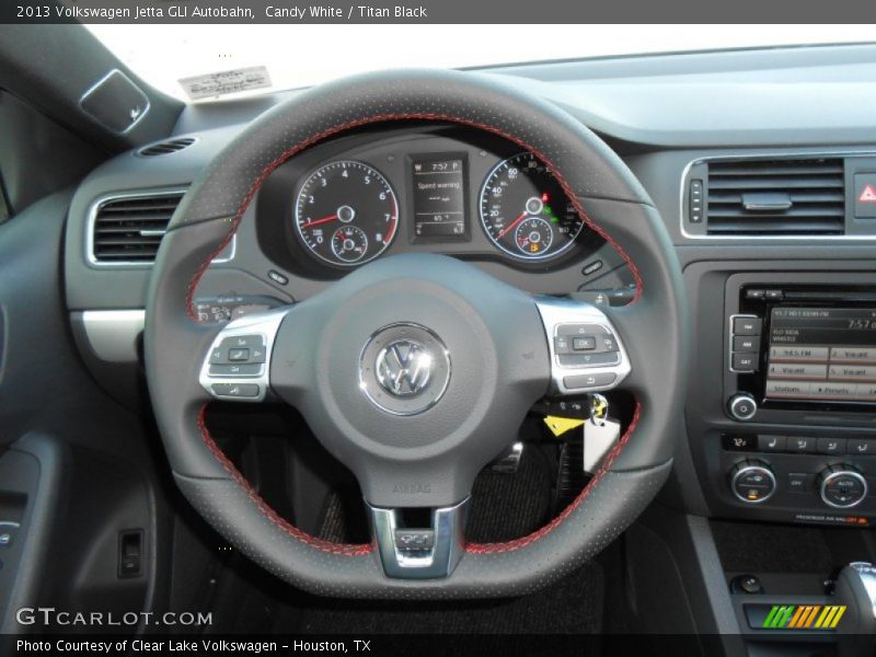  2013 Jetta GLI Autobahn Steering Wheel