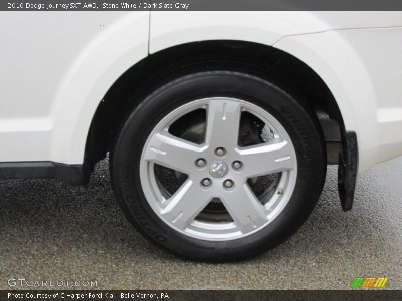 Stone White / Dark Slate Gray 2010 Dodge Journey SXT AWD